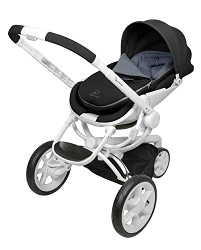 Maxi-Cosi Quinny Moodd Pushchair Frame, Black Irony/White