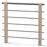 Kit complet garde-corps'Prêt-à-monter' Sogem Aluwood Bois/Alu - Kit Primo 110 cm