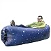 Produktbild ORSEN Luft Sofa Couch, Wasserdichtes aufblasbares Sofa, Air Lounger mit Tragebeutel und integriertem Kissen für Indoor oder Outdoor (Stern Himmel)