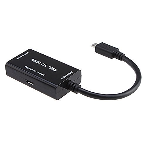 TOOGOO (R) Marke Micro MHL USB HDMI Adapter/ Konverter/ HDTV AV-Kabel fuer HTC Samsung Galaxy S2 schwarz - 3