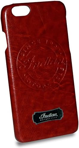 Indian Motorcycles iPhone 6 Officially Licensed 3-D Hard Shell Phone Case with Motorcycle Image, Red, 01399