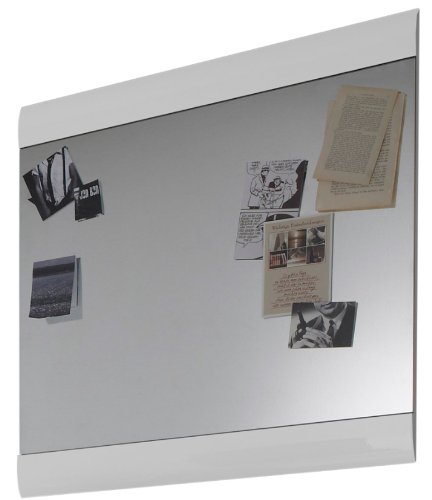 trendteam SN45101 Garderobenspiegel Wandspiegel weiss Hochglanz, BxHxT 71x73x2 cm