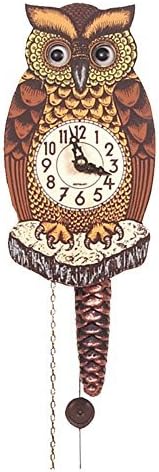 Alexander Taron Importer 861-1 Black Forest Owl Clock with Moving Eyes by Alexander Taron Importer