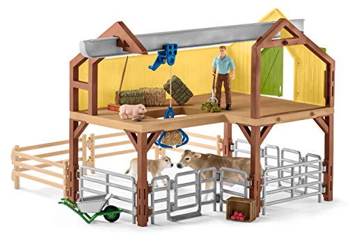 Schleich 42407 Bauernhaus mit Stall und Tieren, Bunt, Large - 4