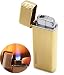 Produktbild Scott & Webber - Feuerzeug Gas Sturmfeuerzeug Gold 100% Metall mit windfester Jetflamme/Pfeife, Zigarette, Zigarre/Gasfeuerzeug/Nachfüllbar, Einstellbar/bis 1300°C #SMART #Easy #ELEGANT