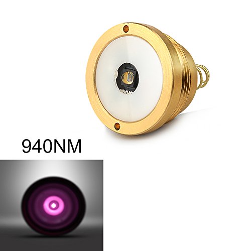 UniqueFire 940 nm LED píldora infrarrojos iluminación LED lámpara soporte de repuesto para linterna de T20