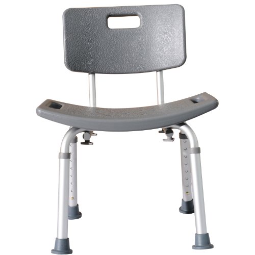 Homcom 72-0009 Badehocker, Schaumstoff, dunkelgrau, 55 x 50.5 x 85.5 cm - 3