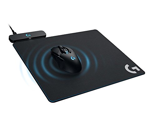 Logitech Powerplay - Alfombrilla de rat  n para Gaming  con Sistema inal  mbrico de Carga  para Logitech G903 y G703