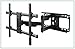 Price comparison product image Universal LCD LED Plasma TV Wall Mount Bracket Tilt Swivel Extendible 37 to 70 inch Max. VESA 600 x 400 for LG Sony Samsung Panasonic Philips Telefunken Thomson Toshiba JVC Loewe Medion Hisense Orion Blaupunkt Grundig FUNAI with Sony VESA Adapter Arm Dual Arm Black