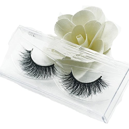 HENGSONG 3D Artificial Mink Hair False Eyelashes Natural Thick Eye Lashes Makeup Extension (G)
