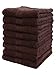 Produktbild NatureMark NM-HT0851 Frottier Handtücher, 8-er Pack, 50 x 100 cm, 100% Baumwolle, Schoko braun