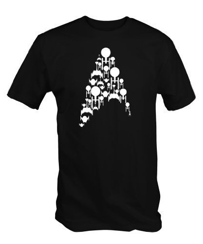 6 TEE NINERS Insigne de la Flotte T Shirt (Noir S - XXL) - Noir, Medium, Noir, Medium