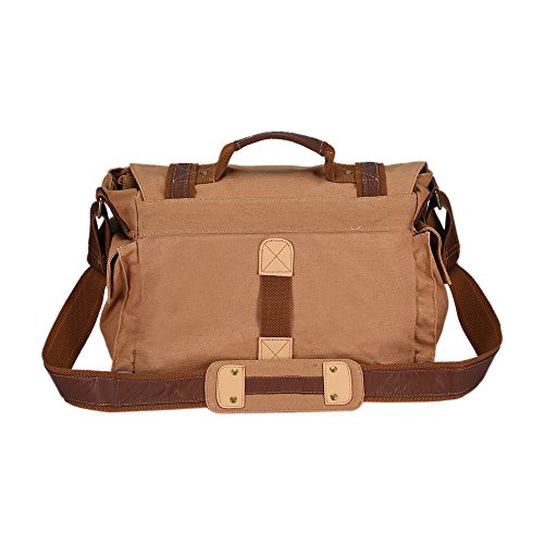 Sac    bandouli  re appareil photo  Beaspire Sacoche bandouli  re de toile pour voyage vid  o cam  ra Num  riques R  flex housse sacoche anti-choc Imperm  able Randonn  e pour Canon  Nikon  Sony  Pentax  Fujifilm  Panasonic  Leica etc  Marron 