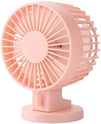 WANGZHENZHEN USB Mini simple fan office desktop small fan mute fan,Pink