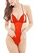 PHWOAR Women Red Nightwear Babydoll Dress Teddy RS.249.00