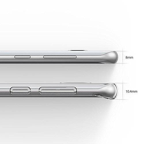 Funda Samsung Galaxy S8 Plus 2017  Ringke  AIR  Ligera como el aire  Carcasa protectora resistente a los ara  azos de TPU transparente ligera y fina - Transparente Clear