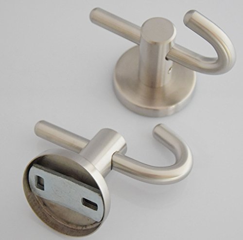 Garderobenhaken Edelstahl kleiner Wandhaken Mantelhaken Kleiderhaken Jackenhaken *504-KU - 3