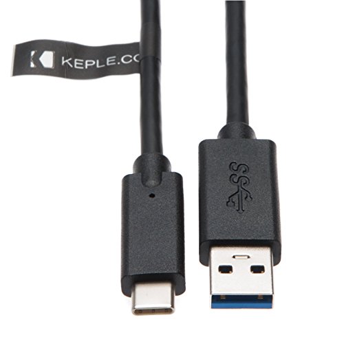 Keple | USB Type-C Kabel für Motorola Moto Z / Moto Z Droid / Moto Z Force Droid / Moto Z Play / Moto Z Play Droid (Schwarz 1m/3.3ft) - 2