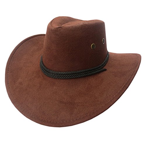 Blancho Mode Chapeau de Cowboy extérieur Cap Chasse/pêche Boven Chapeaux Café