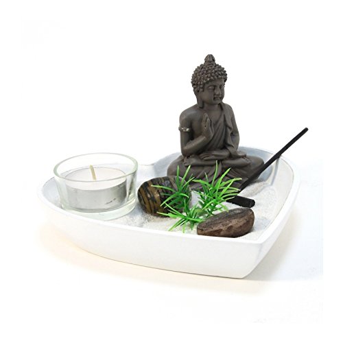 Jardin-zen-coeur-Objet-de-dcoration-avec-accessoires-Divers-Coloris
