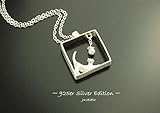  925 Sterling Silber Kette Anhänger Katze mit Ball Juvelato