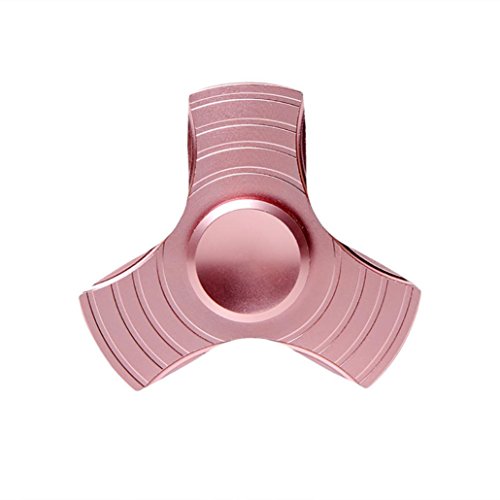 Hand Fidget Spinner,Omiky EDC Tri Fidget Spinner Finger Groy Toy for SBDX ADD ADHD Anxiety Autism Suffers (Rose Gold) Hand Fidget Spinner,Omiky EDC Tri Fidget Spinner Finger Groy Toy for SBDX ADD ADHD Anxiety Autism Suffers (Rose Gold)