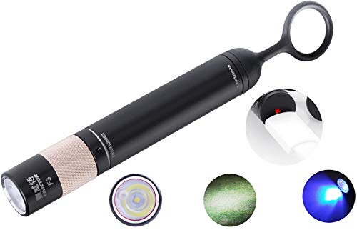 Llavero Linterna Recargable USB Linterna Ultravioleta 365nm Mini Linterna Led Recargable UV Luz Pilas Bateria Linterna Llavero Pequeñas Resistente al Agua linterna potente portátil Linterna de Mano