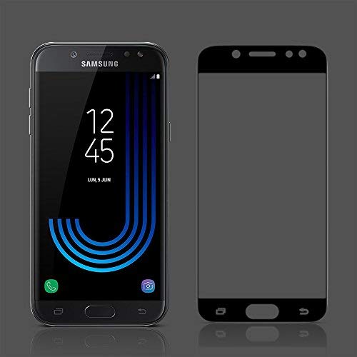 SPARIN Protector de Pantalla para Samsung Galaxy J5 2017 protector de pantalla de cristal templado sin burbujas anti-ara azos dureza 9H anti-huella Ajuste Perfecto Negro SPARIN Protector de Pantalla para Samsung Galaxy J5 2017 protector de pantalla de cristal templado sin burbujas anti-ara azos dureza 9H anti-huella Ajuste Perfecto Negro