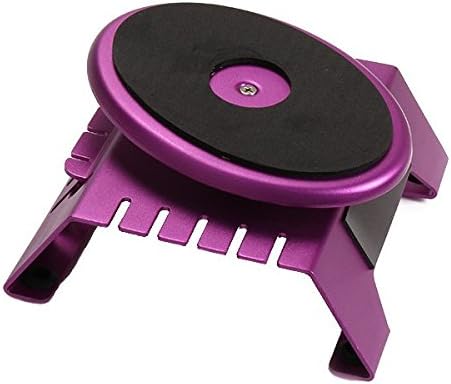 Yiguo Aluminum Alloy 360° Rotate Works Stand 70116 for HSP RC 1:10 Nitro Car Purple