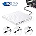 Produktbild Externes DVD Laufwerk,Oudekay USB 3.0 DVD Brenner Portable USB C DVD/CD Laufwerk Slim RW DVD/CD Brenner Superspeed Tragbare CD Laufwerk für Windows10/7/8, Mac, MacBook Air/Pro, Winows, Linux (Weiß)