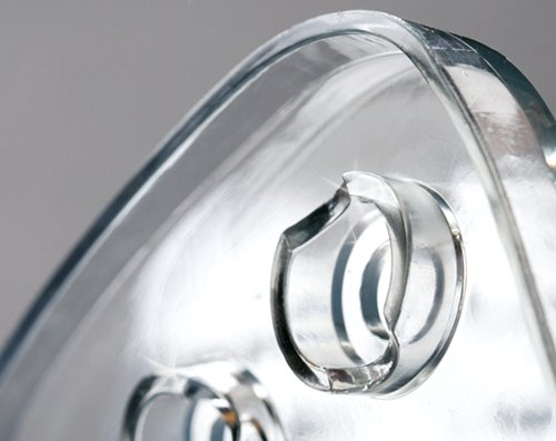 WENKO 2015577100 Abtropfmatte Kristall – für die Spülablage, Kunststoff, 41 x 0.4 x 35 cm, Transparent - 3