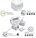 Produktbild Universal Power Adapter Plug, All-in-One Power Plug Adapter passt Wall AC Adapter in US, EU, AU, UK und mehr – Hohe Qualität, SGS, CE-geprüft