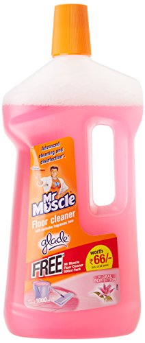 Mr. Muscle Floor Cleaner Floral Perfection - 1 L with free Flore cleaner glade citrus 500ml RS.111 (15.00% Off) - Amazon