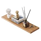 100% aus massivem Eichen- und Walnussholz - zur Herstellung dieses rustikalen schwebenden Regals wird ausschließlich robustes Eichen- und Walnussholz bester Qualität verwendet. Es besitzt garantiert die schönen natürlichen Merkmale und Eigenschaften, wie man sie nur in festem Nutzholz findet.