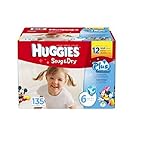 Huggies Snug & Dry Size 6 35lb-16kg 135 Per Pack