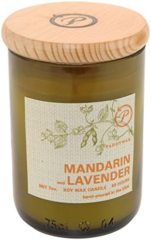 Paddywax Ecogreen Mandarin And Lavendar Scented Candle - Pack of 6