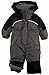 iXtreme Baby Boys Snowmobile One Piece Winter Snowsuit, Charcoal, 12 Months