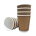Produktbild 100 X 12oz / (NL) 360ml Kraft triple walled disposable paper ripple cups Takeaway Coffee Tea Cups by wecansourceitltd