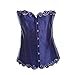 Produktbild Gericht Korsett Korsett Korsett Taille Bauch Körper Polyester Korsett Mieder , blue , l