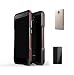 Produktbild Mate 9 Metall Bumper,[ Zweifarbig,Robustes Design] CNC Aluminium Rahmen Stoßfest Ränder Schutz Hülle Gratis Display Schutzglas Rückseite Folie für HUAWEI Mate 9 5,9" (Rot/Schwarz)