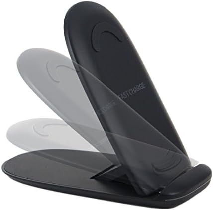 Meeaja Wireless Charger, 2 Coils QI Fast Wireless Charging Pad Stand for iPhone 8 / 8 Plus, iPhone X, Samsung Galaxy Note 8, S8/S8 Plus,Galaxy S7/S7 Edge, S6/S6 Edge, Note 5 and Other QI-Enabled Devices (New style)