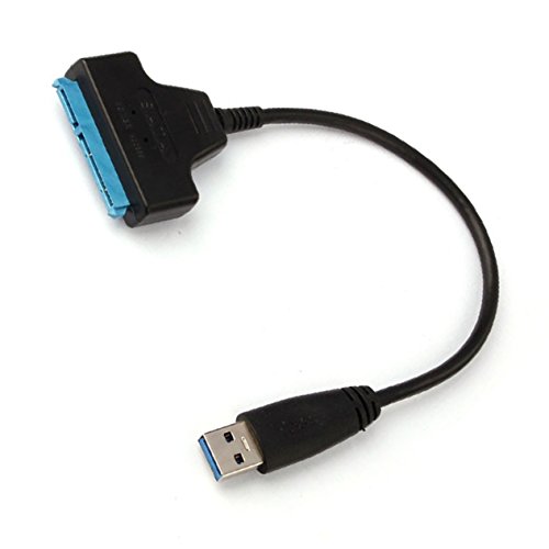 Konverter – TOOGOO(R) Konverter USB 3.0-Anschluss Sata III SSD / HDD 2,5 Zoll, Schwarz / Anthrazit - 2