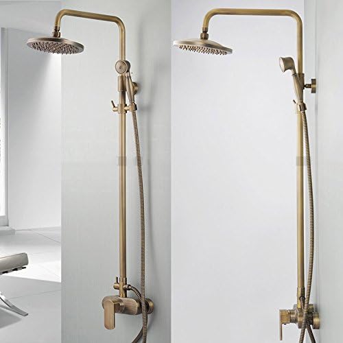 WVXShower shower Bath Kit shower set shower faucet round 8 inch