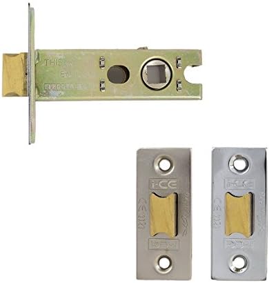 Dzina™ Tubular Latch Architectural (CE And Fire Rated) 75mm (3 Inch) (2 Face Plates NP/SNP) Pack Of 6