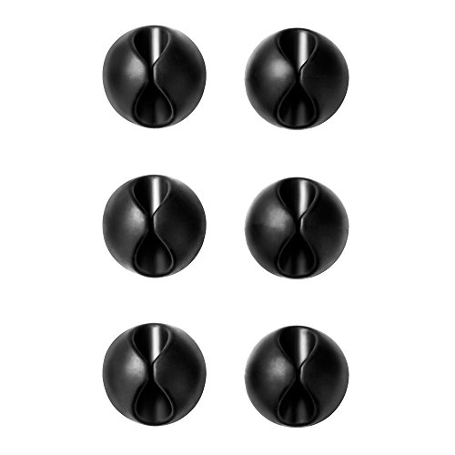 Adaptare 95620 Kabel Drops für Kabelführung 6 Stück schwarz - 2