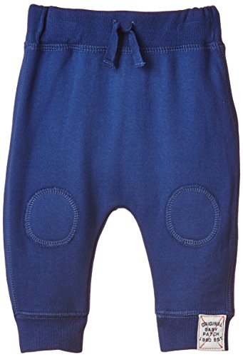Pumpkin Patch Baby-Boys Knee Patch Joggers Tracksuit Bottoms, Olympian Blue, 3-6 Months