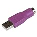 Produktbild StarTech.com PS/2 Tastatur auf USB Adapter - PS-2 / USB Konverter - Buchse / Stecker