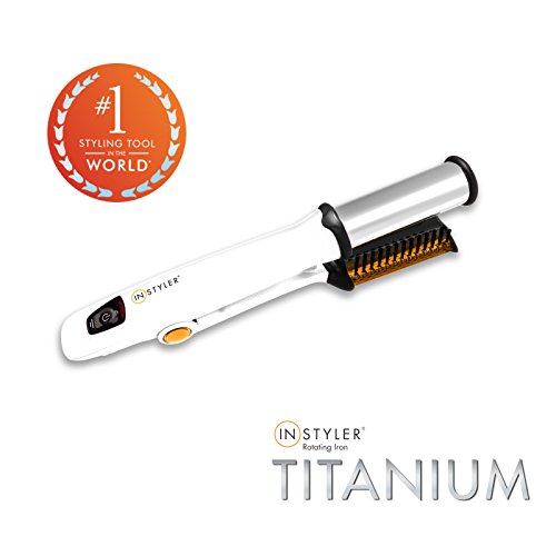 The Amazing New InStyler® Rotating Iron - 32mm Titanium - By Zestify (Colour White)