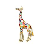 unique design: diese größer als das leben brosche ist voller details. reales gold überzogen, emaille, solch ein netter kleiner giraffe.show ihre liebe für die bunte giraffe stift, es ist ein wunderbares geschenk für alle ihre freunde oder eine ganz bestimmte person macht.