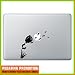 Produktbild "Blume Wind " Aufkleber Sticker für Macbook Air 11 13, Macbook skin 13, 15, 17 Zoll inch Apple Notebook Aufkleber ohne Hintergrund Tattoo Vinyl PEGATINA Apple Mac Hintergrund